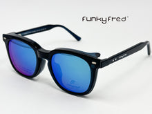 Cargar imagen en el visor de la galería, <div title='Genero UNISEX | Forma CUADRADO REDONDO | Color AZUL | COMPLETO | 145mmANCHOTOTAL | 52mmANCHODELENTE | 45mmALTURADELENTE | 22mmPUENTE | 146M' > FRED-3408SP C4 </div>