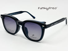 Cargar imagen en el visor de la galería, <div title='Genero UNISEX | Forma CUADRADO REDONDO | Color AZUL | COMPLETO | 145mmANCHOTOTAL | 52mmANCHODELENTE | 45mmALTURADELENTE | 22mmPUENTE | 146M' > FRED-3408SP C4 </div>