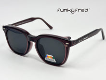 Cargar imagen en el visor de la galería, <div title='Genero UNISEX | Forma CUADRADO REDONDO | Color GRIS | COMPLETO | 145mmANCHOTOTAL | 52mmANCHODELENTE | 45mmALTURADELENTE | 22mmPUENTE | 146M' > FRED-3408SP C6 </div>