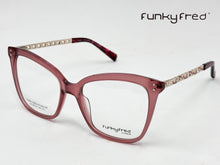 Cargar imagen en el visor de la galería, <div title='Genero MUJER | Forma GATO | Color ROSA | COMPLETO | 153mmANCHOTOTAL | 57mmANCHODELENTE | 49mmALTURADELENTE | 21mmPUENTE | 145mmLONGITUDDEVARILLA | ' > FRED-FF3501SP C5 </div>
