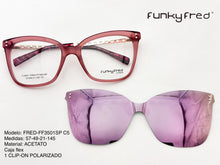 Cargar imagen en el visor de la galería, <div title='Genero MUJER | Forma GATO | Color ROSA | COMPLETO | 153mmANCHOTOTAL | 57mmANCHODELENTE | 49mmALTURADELENTE | 21mmPUENTE | 145mmLONGITUDDEVARILLA | ' > FRED-FF3501SP C5 </div>