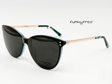 Cargar imagen en el visor de la galería, <div title='Genero MUJER | Forma REDONDO | Color VERDE | COMPLETO | 145mmANCHOTOTAL | 55mmANCHODELENTE | 49mmALTURADELENTE | 19mmPUENTE | 145mmLONGITUDDEVARILL' > FRED-FF3502SP C6 </div>