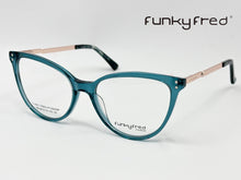 Cargar imagen en el visor de la galería, <div title='Genero MUJER | Forma GATO | Color VERDE | COMPLETO | 147mmANCHOTOTAL | 56mmANCHODELENTE | 45mmALTURADELENTE | 19mmPUENTE | 145mmLONGITUDDEVARILLA |' > FRED-FF3503SP C6 </div>