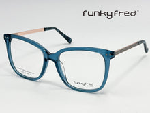 Cargar imagen en el visor de la galería, <div title='Genero MUJER | Forma CUADRADO | Color VERDE | COMPLETO | 150mmANCHOTOTAL | 56mmANCHODELENTE | 47mmALTURADELENTE | 20mmPUENTE | 145mmLONGITUDDEVARIL' > FRED-FF3504SP C3 </div>