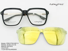 Cargar imagen en el visor de la galería, <div title='Genero UNISEX | Forma CUADRADO | Color NEGRO | COMPLETO | 153mmANCHOTOTAL | 58mmANCHODELENTE | 50mmALTURADELENTE | 18mmPUENTE | 145mmLONGITUDDEVARI' > FRED-FF3510SP C1 </div>