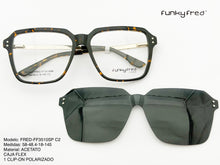 Cargar imagen en el visor de la galería, <div title='Genero UNISEX | Forma CUADRADO | Color CAREY | COMPLETO | 153mmANCHOTOTAL | 58mmANCHODELENTE | 50mmALTURADELENTE | 18mmPUENTE | 145mmLONGITUDDEVARI' > FRED-FF3510SP C2 </div>