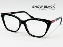 Cargar imagen en el visor de la galería, <div title='Genero MUJER | Forma GATO | Color NEGRO | COMPLETO | 138mmANCHOTOTAL | 51mmANCHODELENTE | 40mmALTURADELENTE | 15mmPUENTE | 140mmLONGITUDDEVARILLA |' > G5259 C1 </div>