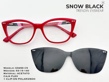 Cargar imagen en el visor de la galería, <div title='Genero MUJER | Forma GATO | Color ROJO | COMPLETO | 138mmANCHOTOTAL | 51mmANCHODELENTE | 40mmALTURADELENTE | 15mmPUENTE | 140mmLONGITUDDEVARILLA | ' > G5259 C5 </div>