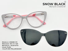 Cargar imagen en el visor de la galería, <div title='Genero MUJER | Forma GATO | Color GRIS ROSA | COMPLETO | 140mmANCHOTOTAL | 52mmANCHODELENTE | 44mmALTURADELENTE | 17mmPUENTE | 145mmLONGITUDDEVARILL' > G5268 C5 </div>