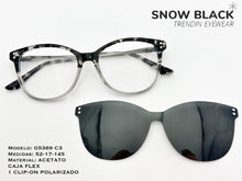 Cargar imagen en el visor de la galería, <div title='Genero MUJER | Forma REDONDO | Color GRIS NEGRO | COMPLETO | 138mmANCHOTOTAL | 51mmANCHODELENTE | 44mmALTURADELENTE | 17mmPUENTE | 145mmLONGITUDDEVA' > G5369 C3 </div>