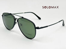 Cargar imagen en el visor de la galería, <div title='Genero UNISEX | Forma AVIADOR | Color NEGRO | COMPLETO | 145mmANCHOTOTAL | 57mmANCHODELENTE | 50mmALTURADELENTE | 15mmPUENTE | 145MMLONGITUDDEVARIL' > MAX-MEN-147 C1 </div>