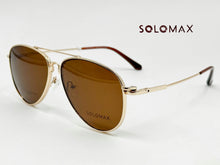 Cargar imagen en el visor de la galería, <div title='Genero UNISEX | Forma AVIADOR | Color DORADO | COMPLETO | 145mmANCHOTOTAL | 57mmANCHODELENTE | 50mmALTURADELENTE | 15mmPUENTE | 145MMLONGITUDDEVARI' > MAX-MEN-147 C2 </div>