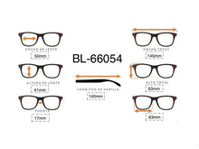 Cargar imagen en el visor de la galería, <div title='Genero MUJER | Forma GATO | Color NEGRO | COMPLETO | 146mmANCHOTOTAL | 51mmANCHODELENTE | 41mmALTURADELENTE | 17mmPUENTE | 140mmLONGITUDDEVARILLA |' > BL-66054 C3 </div>