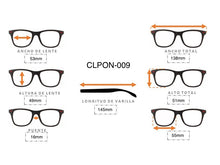 Cargar imagen en el visor de la galería, <div title='Genero MUJER | Forma GATO | Color ROJO | COMPLETO | 138mmANCHOTOTAL | 53mmANCHODELENTE | 49mmALTURADELENTE | 16mmPUENTE | 145mmLONGITUDDEVARILLA | ' > CLPON-009 RED </div>