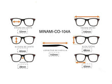 Cargar imagen en el visor de la galería, <div title='Genero MUJER | Forma GATO | Color CAREY | COMPLETO | 140mmANCHOTOTAL | 53mmANCHODELENTE | 40mmALTURADELENTE | 28mmPUENTE | 142mmLONGITUDDEVARILLA |' > MINAMI-CO-104A C4 </div>