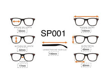 Cargar imagen en el visor de la galería, <div title='Genero UNISEX | Forma CUADRADO RECTANGULAR | Color AMARILLO GRIS | COMPLETO | 145mmANCHOTOTAL | 55mmANCHODELENTE | 42mmALTURADELENTE | 17mm P' > SP001 D.GREY-YEL </div>