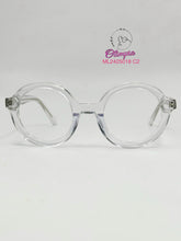 Cargar imagen en el visor de la galería, <div title='UNISEX | REDONDO | | ACETATO | TRASPARENTE | | Tipo Lente COMPLETO' > ML2425018 C2 </div>
