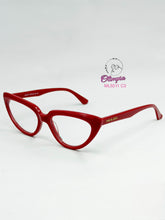 Cargar imagen en el visor de la galería, <div title='Genero MUJER | Forma GATO | Color ROJO | COMPLETO | 145mmANCHOTOTAL | 53mmANCHODELENTE | 37mmALTURADELENTE | 18mmPUENTE | 145mmLONGITUDDEVARILLA | ' > ML5511 C3 </div>