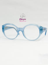 Cargar imagen en el visor de la galería, <div title='Genero MUJER | Forma REDONDO | Color AZUL | COMPLETO | 140mmANCHOTOTAL | 50mmANCHODELENTE | 47mmALTURADELENTE | 20mmPUENTE | 140mmLONGITUDDEVARILLA' > ML5512 C4 </div>