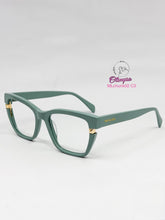 Cargar imagen en el visor de la galería, <div title='Genero MUJER | Forma GATO | Color VERDE | COMPLETO | 136mmANCHOTOTAL | 50mmANCHODELENTE | 40mmALTURADELENTE | 18mmPUENTE | 140mmLONGITUDDEVARILLA |' > MLCHUNK02 C3 </div>