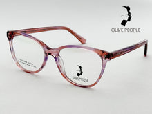 Cargar imagen en el visor de la galería, <div title='Genero MUJER | Forma GATO | Color PURPURA ROSA | COMPLETO | 137mmANCHOTOTAL | 51mmANCHODELENTE | 41mmALTURADELENTE | 16mmPUENTE | 145MM LON' > OLIVE-024SP PURPLE </div>