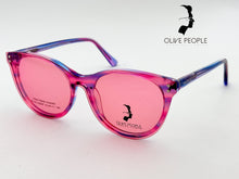 Cargar imagen en el visor de la galería, <div title='Genero MUJER | Forma GATO | Color AZUL ROSA | COMPLETO | 138mmANCHOTOTAL | 50mmANCHODELENTE | 44mmALTURADELENTE | 17mmPUENTE | 140MM LONGIT' > OLIVE-026SP BLUE-PINK </div>