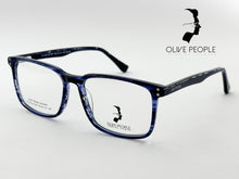 Cargar imagen en el visor de la galería, <div title='Genero UNISEX | Forma RECTANGULAR | Color AZUL | COMPLETO | 142mmANCHOTOTAL | 54mmANCHODELENTE | 40mmALTURADELENTE | 16mmPUENTE | 145MM LO' > OLIVE-031SP BLUE </div>