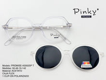 Cargar imagen en el visor de la galería, <div title='Genero MUJER | Forma REDONDO | Color TRASPARENTE | COMPLETO | 139mmANCHOTOTAL | 48mmANCHODELENTE | 44mmALTURADELENTE | 19mmPUENTE | 142mmLONGITUDDE' > PROMISE-A3002SP T </div>