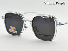 Cargar imagen en el visor de la galería, <div title='Genero UNISEX | Forma CUADRADO | Color NEGRO PLATA | COMPLETO | 141mmANCHOTOTAL | 52mmANCHODELENTE | 45mmALTURADELENTE | 19mmPUENTE | 142MM' > TITANIUM-86009 C4 </div>