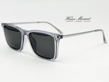 Cargar imagen en el visor de la galería, <div title='Genero CLIP-ON | Forma UNISEX UNISEX | Color RECTANGULAR GRIS | | COMPLETOmmANCHOTOTAL | 145mmANCHODELENTE | 54mmALTURADELENTE | 18mmPUENTE | 143mmL' > TJ2185 C2 </div>