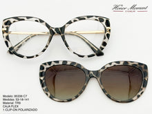 Cargar imagen en el visor de la galería, <div  title='Genero MUJER | Forma GATO  | Color CAREY DORADO  | COMPLETO | 138mmANCHOTOTAL | 52mmANCHODELENTE | 45mmALTURADELENTE | 18mmPUENTE | 141mmLONGITUDDEVAR' > 95336 C7 </div>
