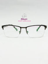 Cargar imagen en el visor de la galería, <div  title='Genero UNISEX | Forma RECTANGULAR  | Color GRIS   | RANURADO | 137mmANCHOTOTAL | 18mmANCHODELENTE | 36mmALTURADELENTE | 18mmPUENTE | 145mmLONGITUDDEVA' > BASIC-1003M </div>
