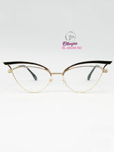 Cargar imagen en el visor de la galería, <div  title='Genero  | Forma MUJER GATO | Color  DORADO NEGRO |  | COMPLETOmmANCHOTOTAL | 146mmANCHODELENTE | 55mmALTURADELENTE | 20mmPUENTE | 140mmLONGITUDDEVARIL' > BL-66048 ND </div>
