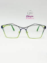 Cargar imagen en el visor de la galería, <div  title='Genero  | Forma MUJER GATO | Color  AZUL VERDE |  | COMPLETOmmANCHOTOTAL | 145mmANCHODELENTE | 54mmALTURADELENTE | 16mmPUENTE | 140mmLONGITUDDEVARILLA' > BL-66053 C2 </div>
