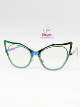 Cargar imagen en el visor de la galería, <div  title='Genero  | Forma MUJER GATO | Color  VERDE  |  | COMPLETOmmANCHOTOTAL | 140mmANCHODELENTE | 50mmALTURADELENTE | 15mmPUENTE | 140mmLONGITUDDEVARILLA | 5' > BL-66056 C2 </div>
