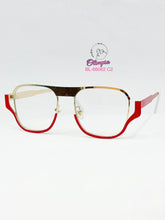 Cargar imagen en el visor de la galería, <div  title='Genero  | Forma UNISEX RECTANGULAR | Color  DORADO MORADO |  | COMPLETOmmANCHOTOTAL | 142mmANCHODELENTE | 50mmALTURADELENTE | 16mmPUENTE | 140mmLONGIT' > BL-66062 C2 </div>
