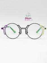 Cargar imagen en el visor de la galería, <div  title='Genero  | Forma UNISEX REDONDO | Color  AMARILLO MORADO | NEGRO | COMPLETOmmANCHOTOTAL | 140mmANCHODELENTE | 45mmALTURADELENTE | 21mmPUENTE | 140mmLON' > BL-66101 C1 </div>
