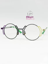 Cargar imagen en el visor de la galería, <div  title='Genero  | Forma UNISEX REDONDO | Color  AMARILLO MORADO | NEGRO | COMPLETOmmANCHOTOTAL | 140mmANCHODELENTE | 45mmALTURADELENTE | 21mmPUENTE | 140mmLON' > BL-66101 C1 </div>
