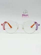 Cargar imagen en el visor de la galería, <div  title='Genero  | Forma UNISEX REDONDO | Color  BLANCO MORADO | ROJO | COMPLETOmmANCHOTOTAL | 140mmANCHODELENTE | 45mmALTURADELENTE | 21mmPUENTE | 140mmLONGIT' > BL-66101 C3 </div>
