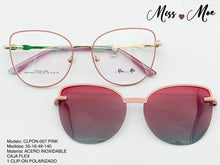 Cargar imagen en el visor de la galería, <div  title='Genero MUJER | Forma GATO  | Color ROSA   | COMPLETO | 148mmANCHOTOTAL | 54mmANCHODELENTE | 47mmALTURADELENTE | 16mmPUENTE | 140mmLONGITUDDEVARILLA | ' > CLPON-007 ROSA </div>
