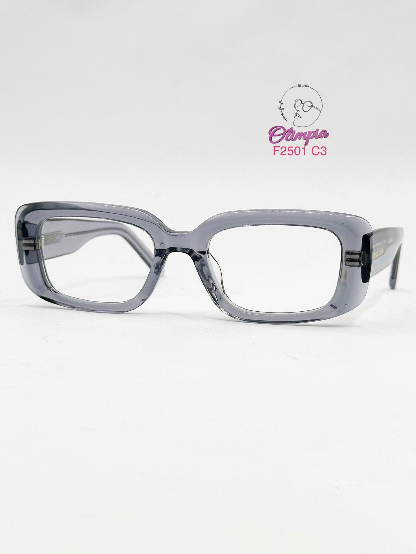 <div  title='MUJER | RECTANGULAR |  | ACETATO | GRIS |  | Tipo Lente COMPLETO' > F2501 C3 </div>