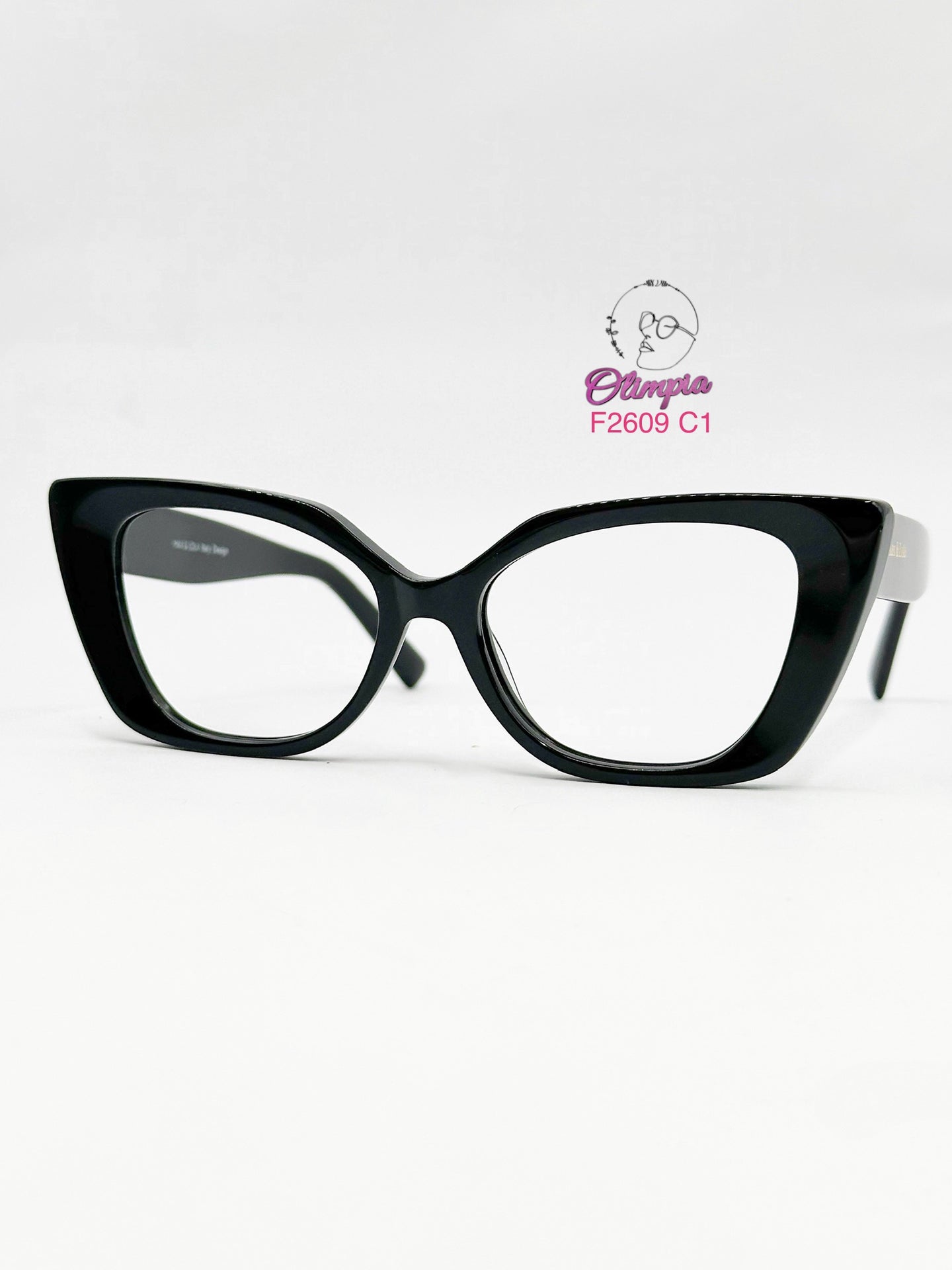 <div  title='MUJER | GATO RECTANGULAR | RECTANGULAR | ACETATO | NEGRO |  | Tipo Lente COMPLETO' > F2609 C1 </div>
