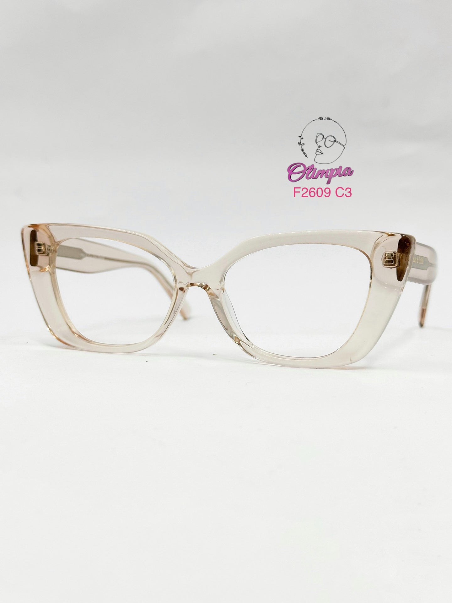 <div  title='MUJER | CUADRADO GATO | GATO | ACETATO | ROSA |  | Tipo Lente COMPLETO' > F2609 C3 </div>