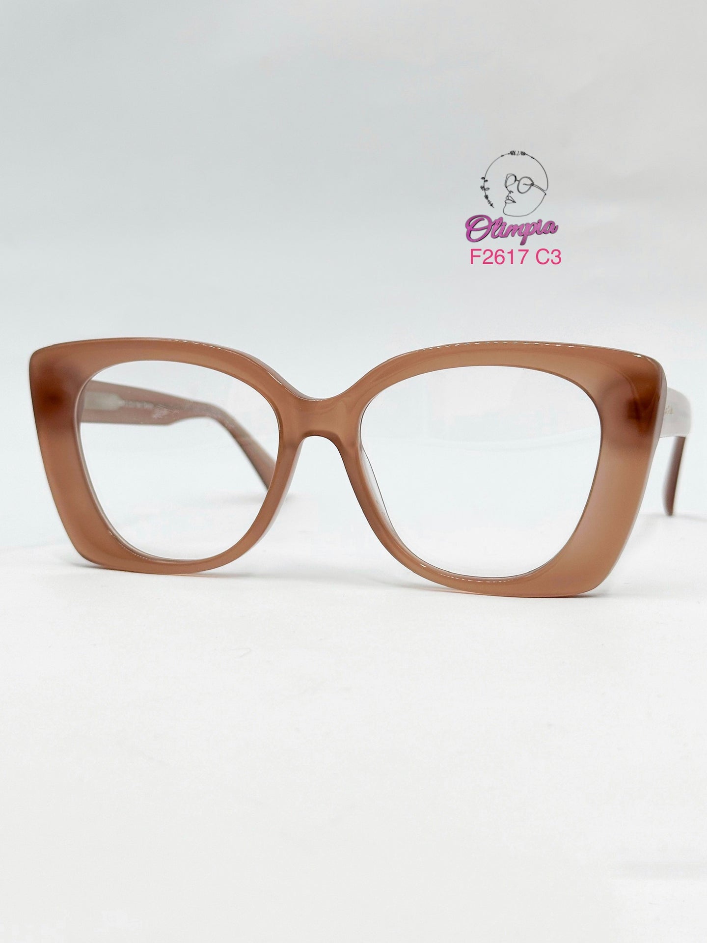 <div  title='MUJER | CUADRADO | GATO | ACETATO | ROSA |  | Tipo Lente COMPLETO' > F2617 C3 </div>