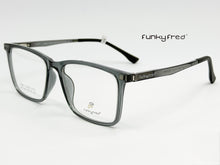 Cargar imagen en el visor de la galería, <div  title='Genero CLIP-ON | Forma UNISEX RECTANGULAR | Color  GRIS  |  | COMPLETOmmANCHOTOTAL | 145mmANCHODELENTE | 54mmALTURADELENTE | 41mmPUENTE | 18mmLONGITUD' > FRED-2702 C6 </div>
