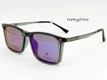 Cargar imagen en el visor de la galería, <div  title='Genero CLIP-ON | Forma UNISEX RECTANGULAR | Color  GRIS  |  | COMPLETOmmANCHOTOTAL | 145mmANCHODELENTE | 54mmALTURADELENTE | 41mmPUENTE | 18mmLONGITUD' > FRED-2702 C6 </div>
