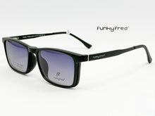 Cargar imagen en el visor de la galería, <div  title='Genero CLIP-ON | Forma UNISEX RECTANGULAR | Color  NEGRO  |  | COMPLETOmmANCHOTOTAL | 146mmANCHODELENTE | 56mmALTURADELENTE | 48mmPUENTE | 17mmLONGITU' > FRED-2706 C2 </div>
