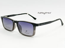 Cargar imagen en el visor de la galería, <div  title='Genero CLIP-ON | Forma UNISEX RECTANGULAR | Color  GRIS NEGRO |  | COMPLETOmmANCHOTOTAL | 146mmANCHODELENTE | 56mmALTURADELENTE | 48mmPUENTE | 17mmLON' > FRED-2706 C5 </div>
