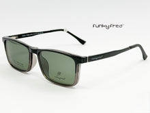 Cargar imagen en el visor de la galería, <div  title='Genero CLIP-ON | Forma UNISEX RECTANGULAR | Color  GRIS NEGRO |  | COMPLETOmmANCHOTOTAL | 146mmANCHODELENTE | 56mmALTURADELENTE | 48mmPUENTE | 17mmLON' > FRED-2706 C5 </div>
