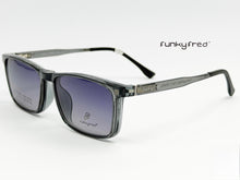 Cargar imagen en el visor de la galería, <div  title='Genero CLIP-ON | Forma UNISEX RECTANGULAR | Color  GRIS  |  | COMPLETOmmANCHOTOTAL | 146mmANCHODELENTE | 56mmALTURADELENTE | 48mmPUENTE | 17mmLONGITUD' > FRED-2706 C6 </div>
